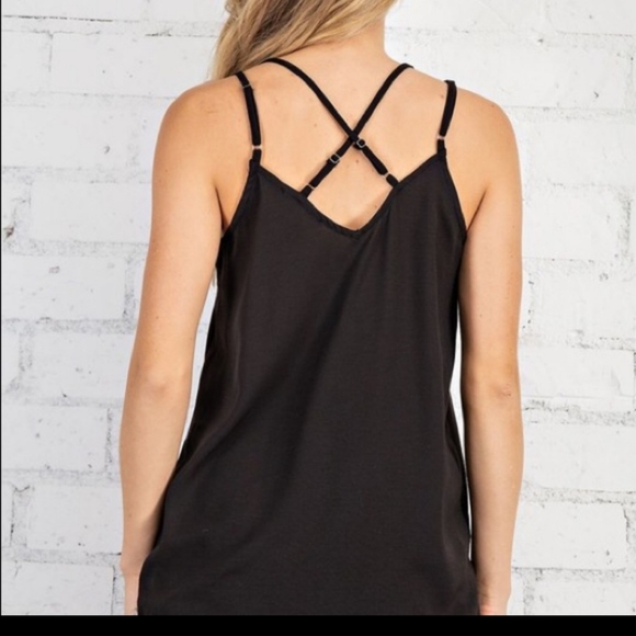 LAST ONE! V-Neck Double Adjustable Strap Button Top! - Picture 5 of 6